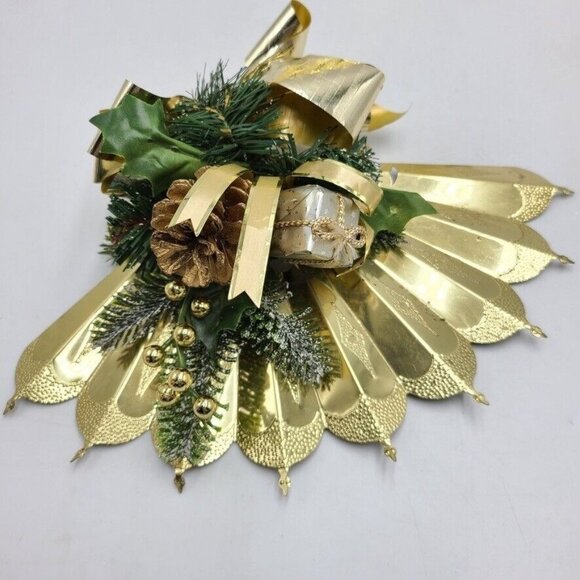 Vintage Homco Home Interiors Gifts 1176 Romantique Fans Brass Lot 4 Lucite Stand - Picture 8 of 11